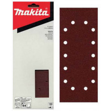 Makita P-33009 Feuilles rectangulaires abrasives 115 x 280 mm, K40, 10 Qté